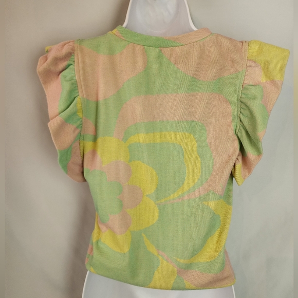 Zara Ruffle Sleeve Top - Picture 5 of 6